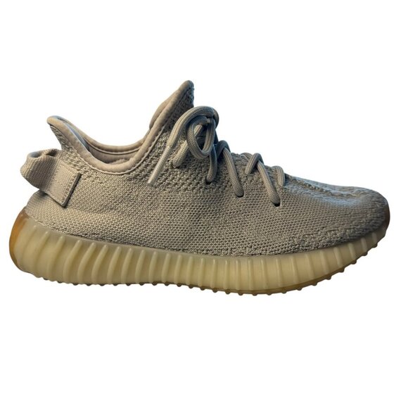 Adidas Yeezy Boost low sneaker 350 V2 Sesame Mens Size 5 Gray Gum Sole F99710 - Picture 2 of 14